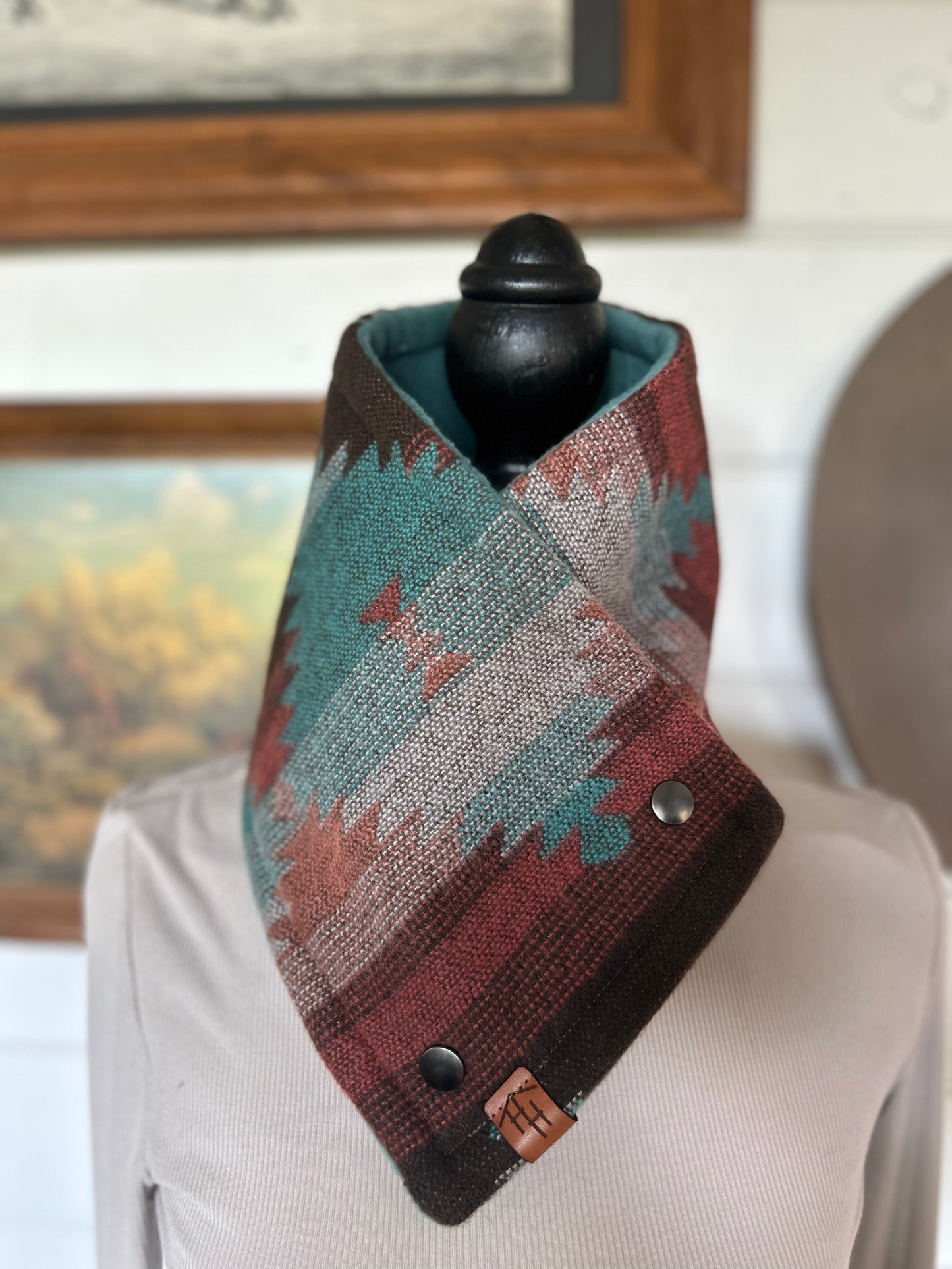 The Gauge: Wickenburg with teal fleece liner