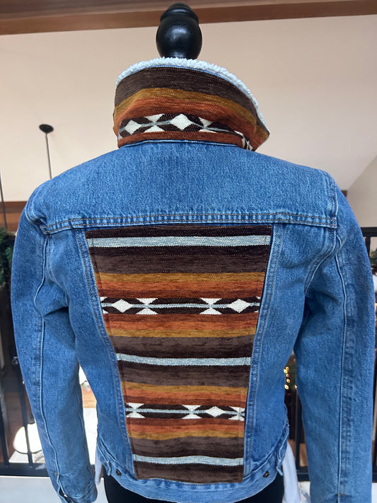 Jacket: Rye (Levi’s Sherpa lined size small)
